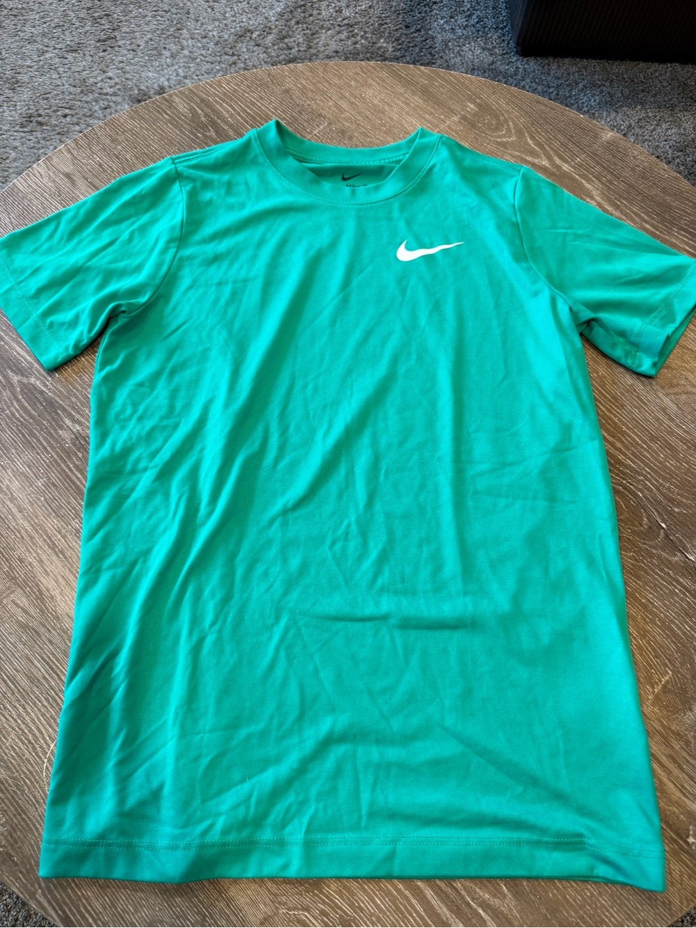 Nike Boy’s Green Short-Sleeve Crew Tee